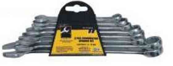 Ключи комбинированные MASTERTOOL MATT FINISH набор 6 шт (8/10/12/13/14/17 мм) CrV standard 71-9106 Харків