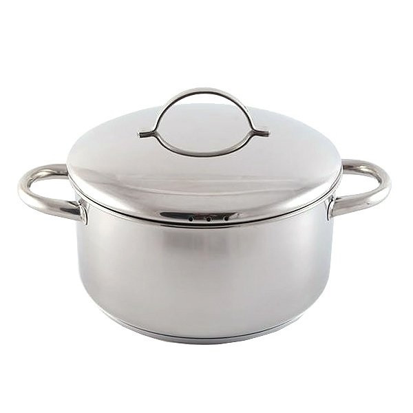 Каструля з кришкою Fissman Venera SS-5203-3-1 20 см 3.1 л срібляста Київ - зображення 1