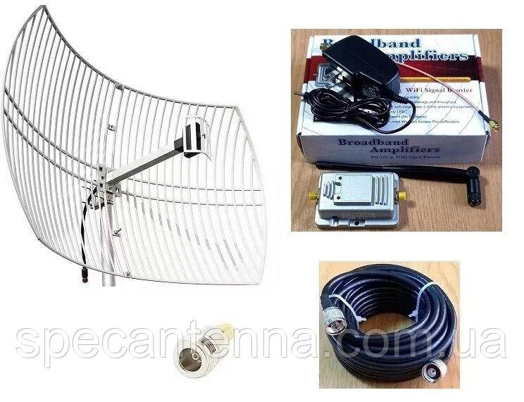 Усилитель сигнала Wi-Fi 1 Вт (репитер) с параболической антенной 24 дБ Днепр - изображение 5