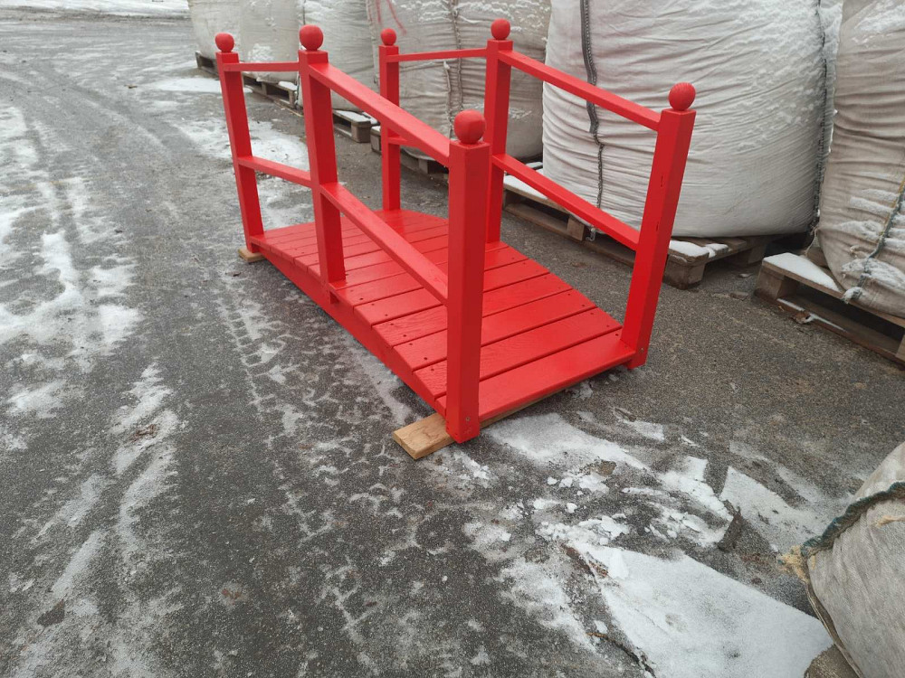 Місток садовий.Місток з дерева.Мостик деревянный декоративный. Мостик из дерева. Декоративный мостик Київ - зображення 10