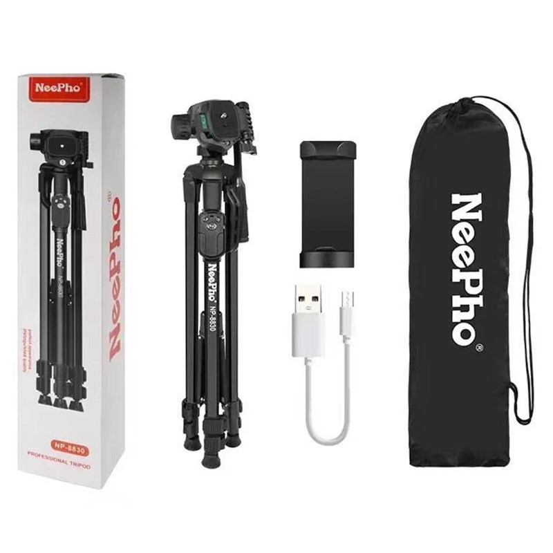 Штатив NeePho NP-8830 для съемки 54-155см с разборным держателем в чехле+пульт Херсон - изображение 3