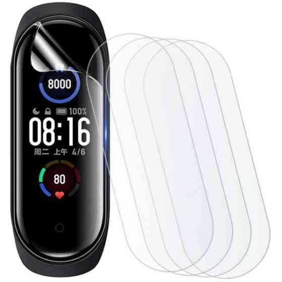Набір захисних глянцевих гідрогелевих плівок DM для Xiaomi Mi Band 7 (5 шт) Харків