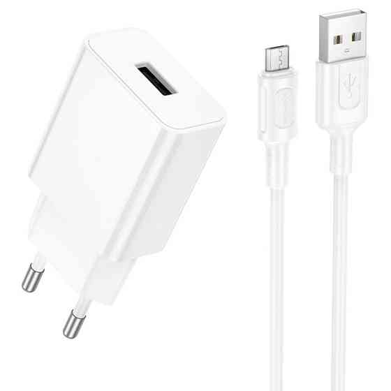 СЗУ Borofone BA110A Lemi 7.5W (1USB-A) + кабель USB to MicroUSB Херсон