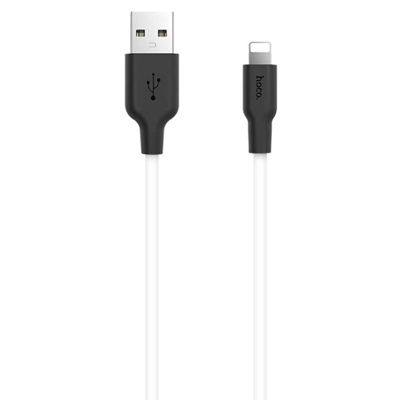 Уценка Дата кабель Hoco X21 Plus Silicone Lightning Cable (1m) Херсон - зображення 2