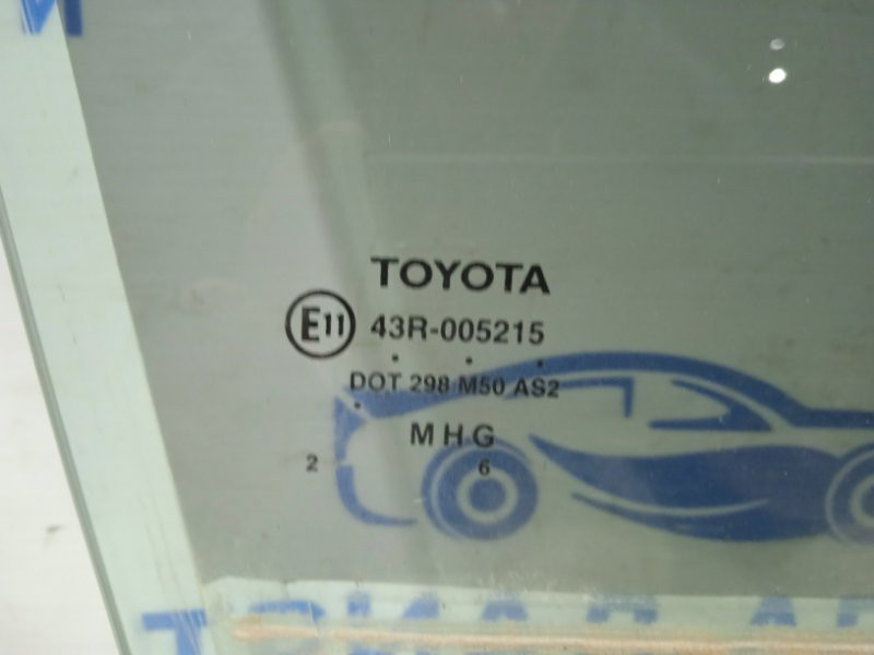 Стекло двери переднее правое Toyota Camry 2006-2011 6810106080 (Арт. 1444) Київ - зображення 2