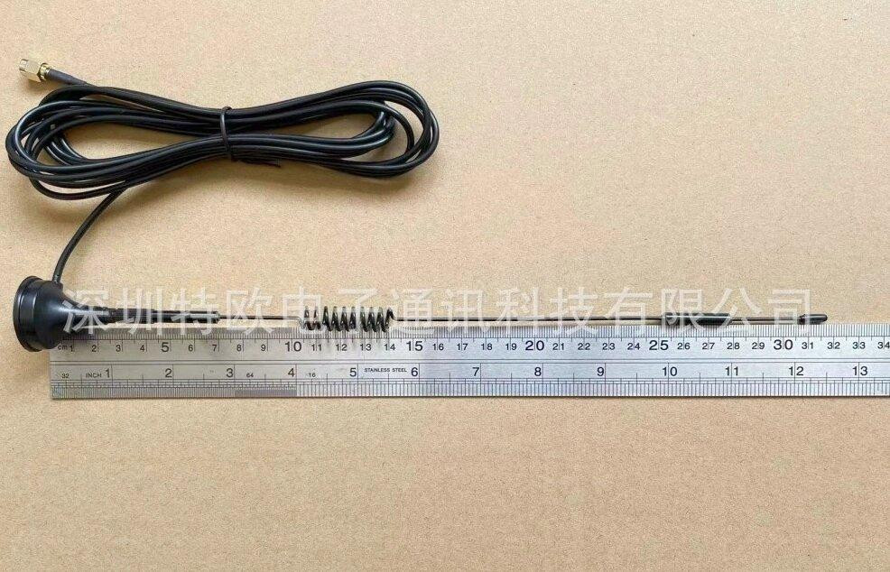 Антенна 680-2700 МГц 8 дБ, до 30 Вт, 2G 3G 4G LTE, 32 см, RG 174 3 м, SMA-male (штырь), на магнитном Днепр - изображение 5