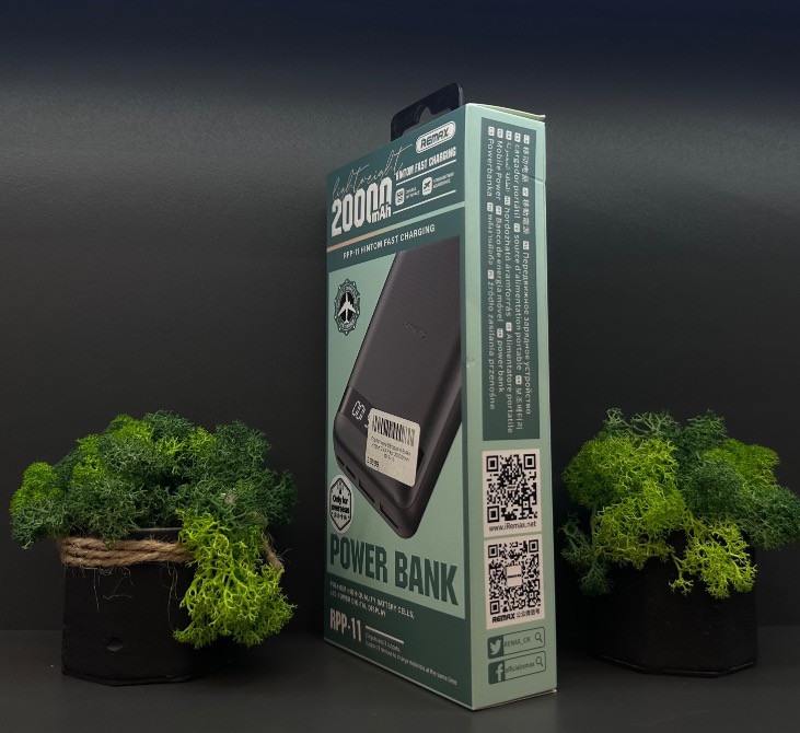 Powerbank Remax RPP-11 20000 mAh | Швидка зарядка | Потужний Чернівці - зображення 4