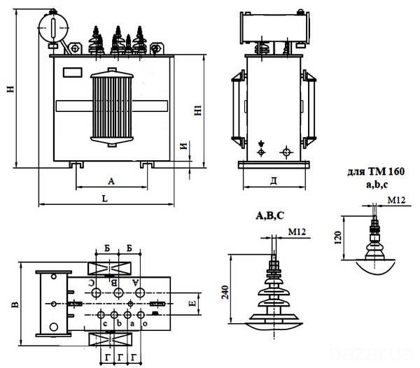 Трансформатор ТМ-160/10/0,4; ТМ-160/6/0,4; ТМ 160 кВА Винница - изображение 5