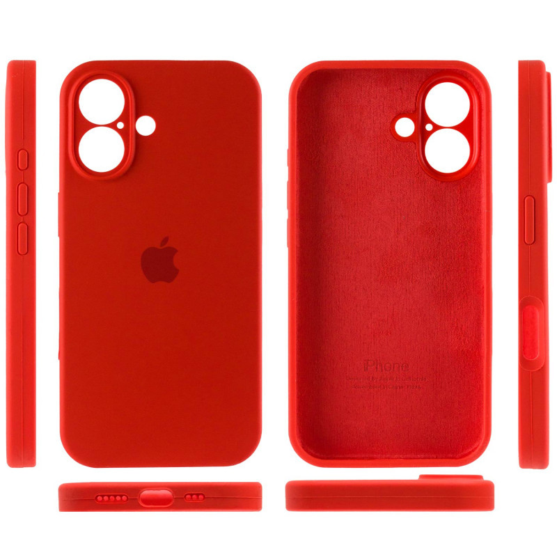 Чехол Silicone Case Full Camera Protective (AA) для Apple iPhone 16 (6.1") Херсон - зображення 7