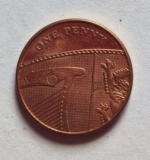 1 пенни Великобритания, 2017 г Днепр - изображение 2