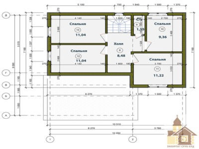 Купити зруб будинку з бруса під ключ Одеса - зображення 1