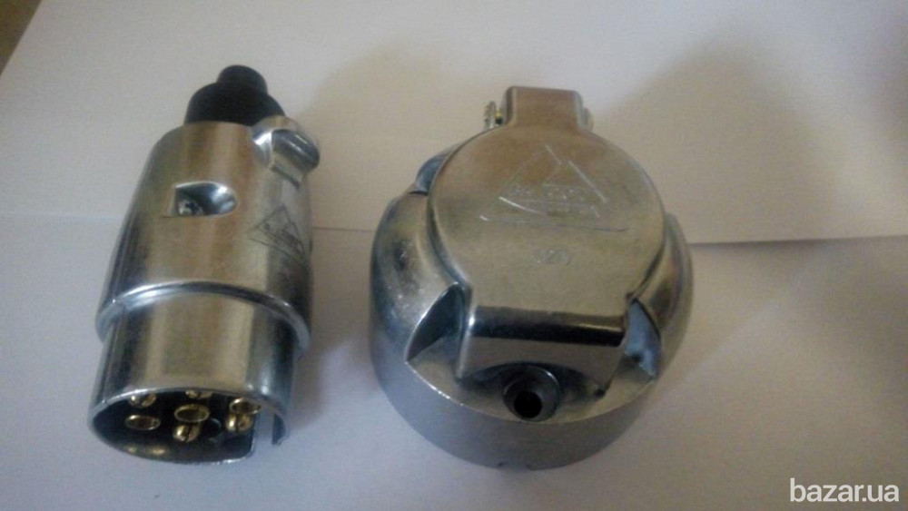 Вилка + розетка до причепа метал Balaton (Угорщина) Баришівка - зображення 1