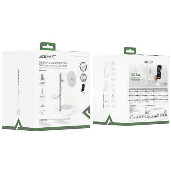 БЗУ Acefast E39 desktop 4in1 Qi2 32.5W Херсон