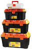 Ящики для инструментов MASTERTOOL комплект 4 шт с пластиковыми замками 12"/16"/20"/22.5" (79-6025/60 Харьков