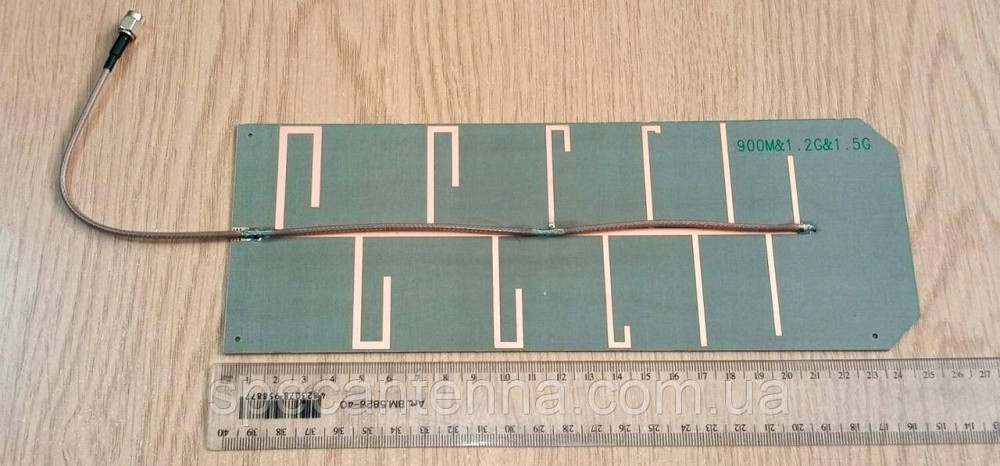 Антенна 900 МГц 1.2 ГГц 1.4 ГГц 1.5 ГГц 1.8 ГГц GPS FPV, 12dBi, до 50W, AOSIYANT, SMA-male разъем Дніпро - зображення 6