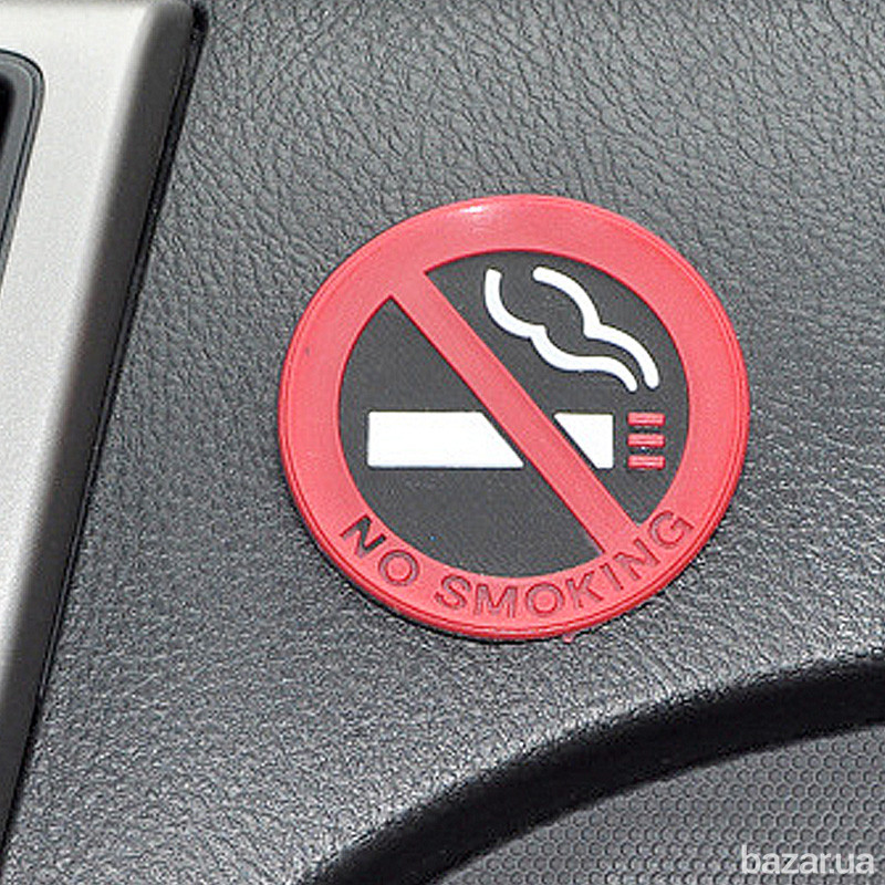 Наклейка в салон авто Не курить Борисполь - изображение 8