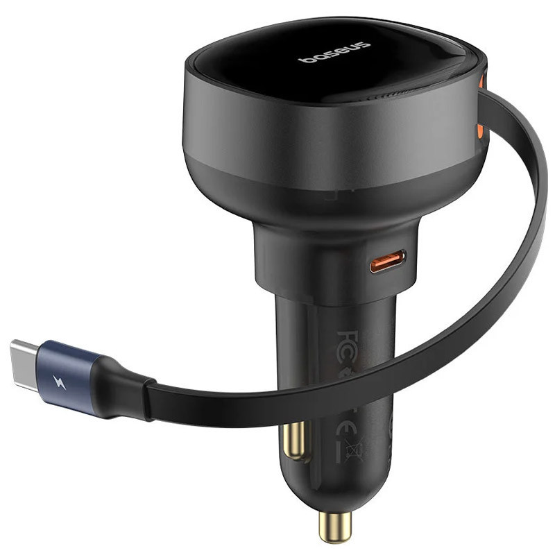 АЗУ Baseus Enjoyment Pro 60W (1USB-C) + выдвижной кабель Type-C (C00057802111-01) Херсон - зображення 4