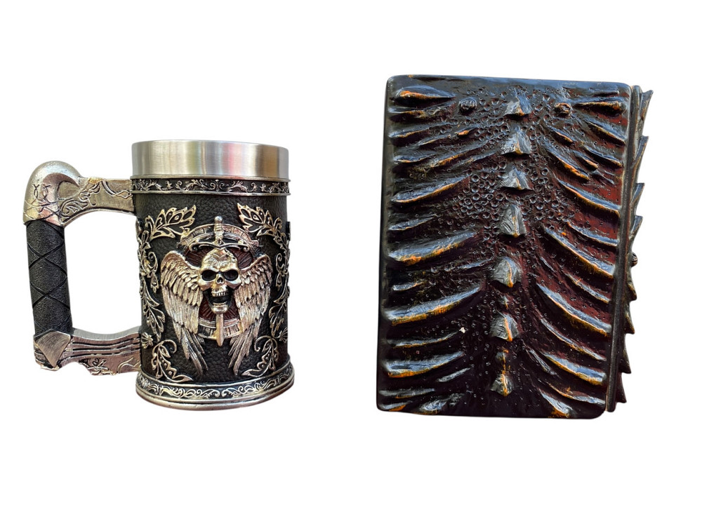 Подарочный набор Кружка 3 Меч в Черепе и Блокнот 3 «Жар Сердца Дракона» Киев - изображение 4