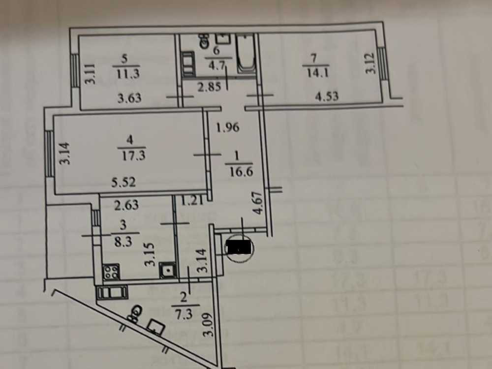 продажа 3-к квартира Киев, Деснянский, 85000 $ Київ - зображення 9