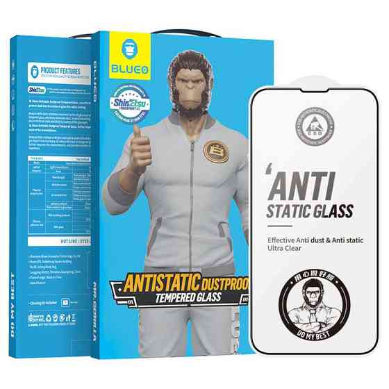 Защитное 2.5D стекло Blueo Full Cover HD для Apple iPhone 14 Pro Max (6.7") Херсон