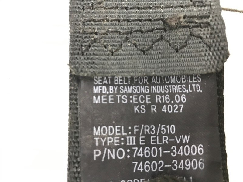 Ремень безопасности передний правый SsangYong Korando C200 2.0 DIESEL 2010 (б/у) Київ - зображення 4