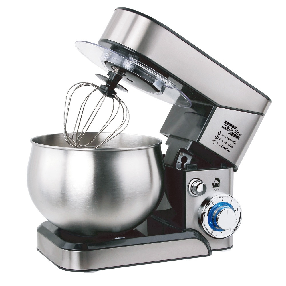 Тестомес миксер 3 в 1 Zepline ZP-105 Black 3500 Вт 6 л черный Київ - зображення 2