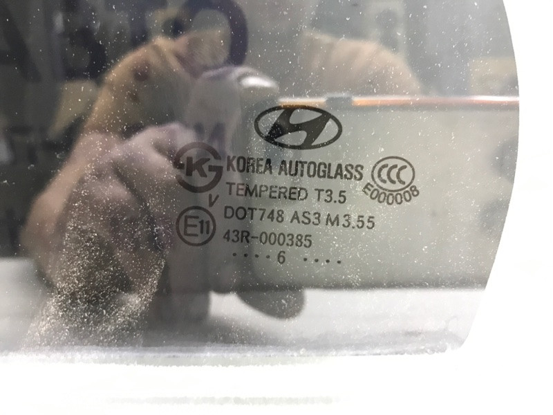 Стекло двери задней левой (форточка) Hyundai Santa fe 2005-2012 834172B020 (Арт. 38289) Киев - изображение 3