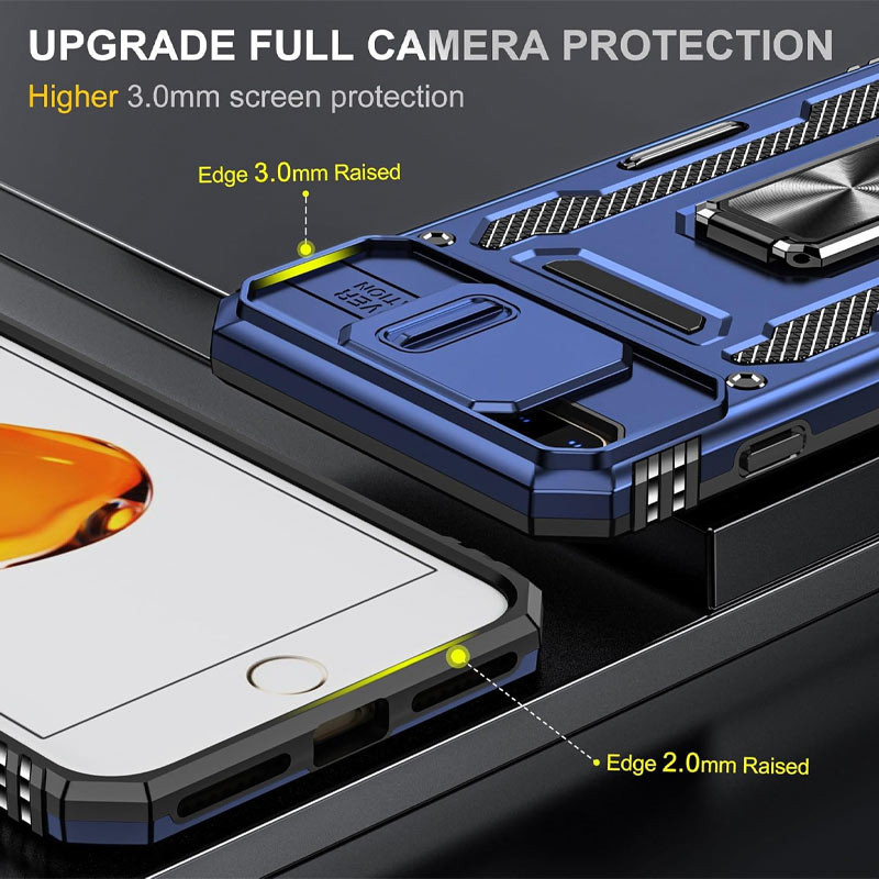 Ударопрочный чехол Camshield Army Ring для Apple iPhone 7 plus / 8 plus (5.5") Херсон - зображення 5