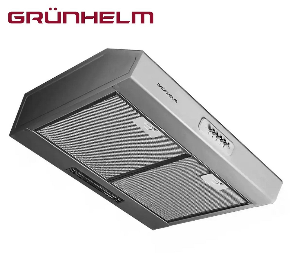 Вытяжка настенная кухонная Grunhelm GVP 410 IF (450 м3/час) Цвет Нержавеющая сталь Киев - изображение 1