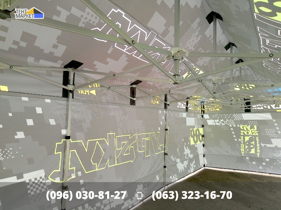 Racing Tent 9х3 з персональним дизайном, розсувні шатри палатки з друком для автоперегонів Запоріжжя - зображення 4