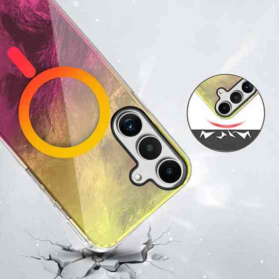 Чехол TPU Shiny Mountain Magnetic Fit для Samsung Galaxy S24 FE Херсон