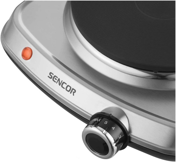 Электроплита Sencor SCP1506SS 1500 Вт серебристая Киев - изображение 4