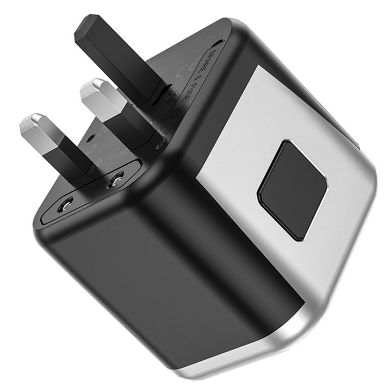 Сетевой универсальный переходник Hoco AC5 Level 2USB+Socket Херсон - изображение 4