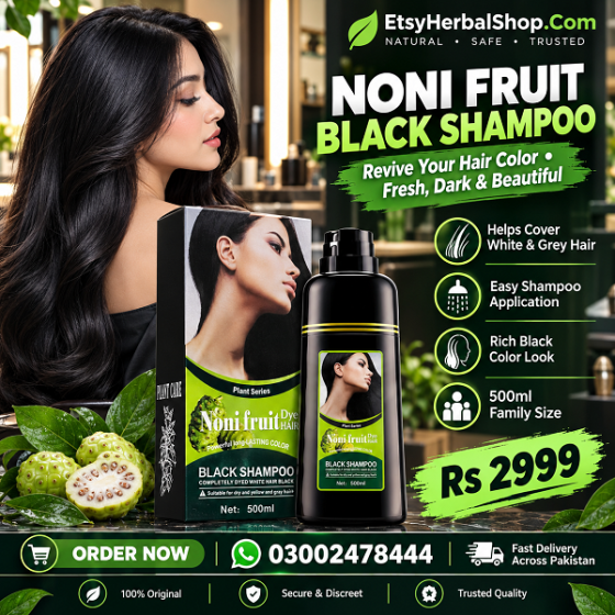 Abbasi & Co Noni Black Hair Dye Shampoo In Pakistan - 03002478444 Донецк