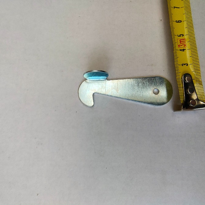 Гачок запірний зацеп 60 мм кріплення для столу Нововолинськ - зображення 3