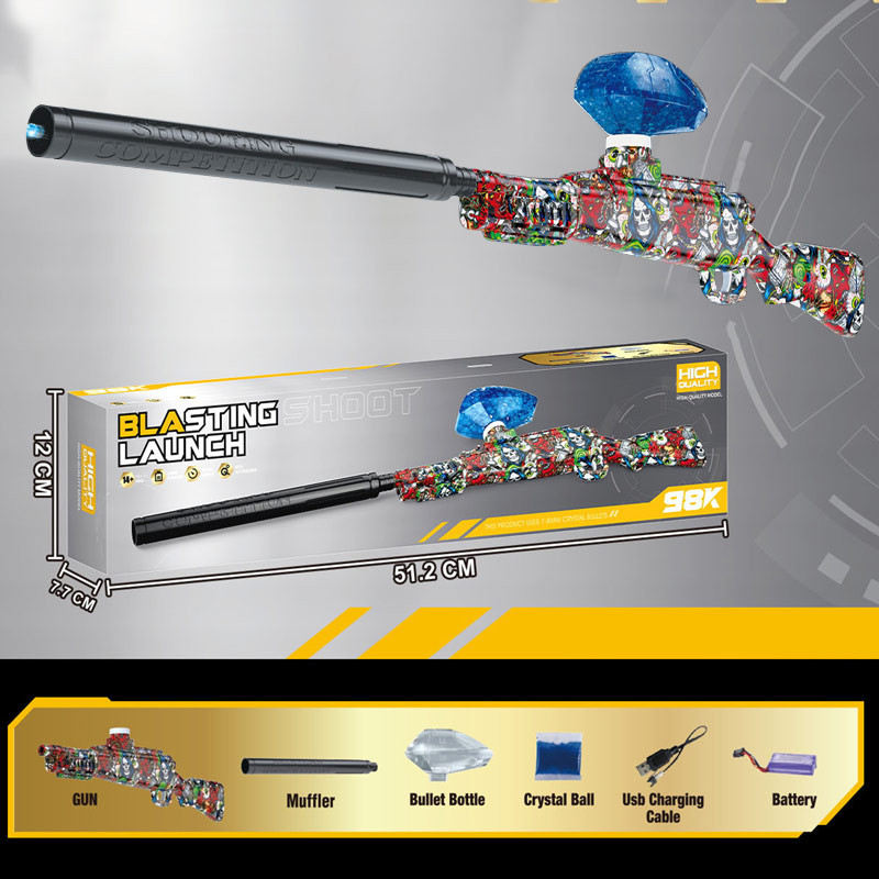 Винтовка на гидрогелевых шариках (орбизах) 98K Blasting Launch Херсон - зображення 3