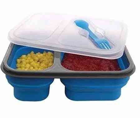 Ланч бокс харчовий Frico FRU-384-Blue 24х17.5х7 см синій Київ