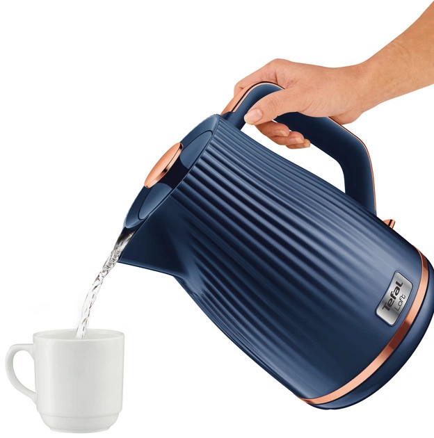 Электрочайник Tefal Loft KO251430 1,7 л синий Київ - зображення 9