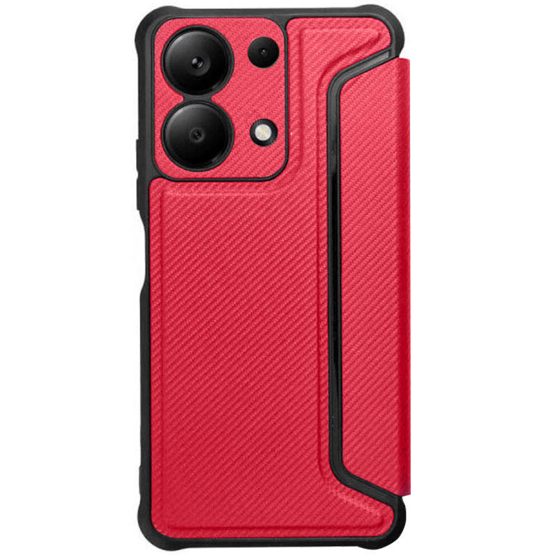 Кожаный чехол-книжка GETMAN Razor (PU) для Xiaomi Redmi Note 13 Pro 4G / Poco M6 Pro 4G Херсон - зображення 2