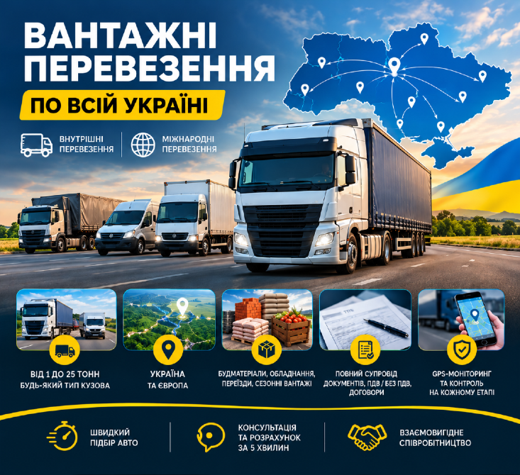 Вантажоперевезення Черкаси - зображення 1
