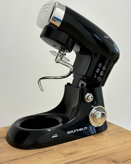 Кухонный комбайн Grunhelm GKM0016B 1500 Вт черный Київ - зображення 4