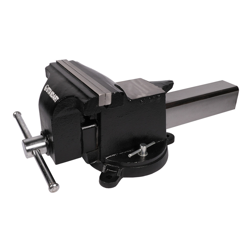 Тиски слесарные стальные усиленные профессиональные 4" STANDART TSSHD4SW Харків - зображення 1