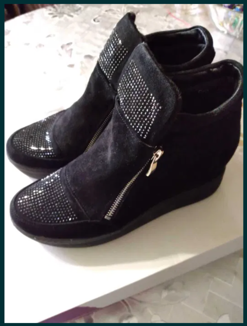 Новые женские ботильоны на танкетке Одеса - зображення 1