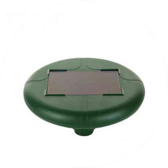 Отпугиватель кротов, ящериц и змей на солнечной батарее, набор 2 шт защита участка до 500 кв.м. зеле Одесса