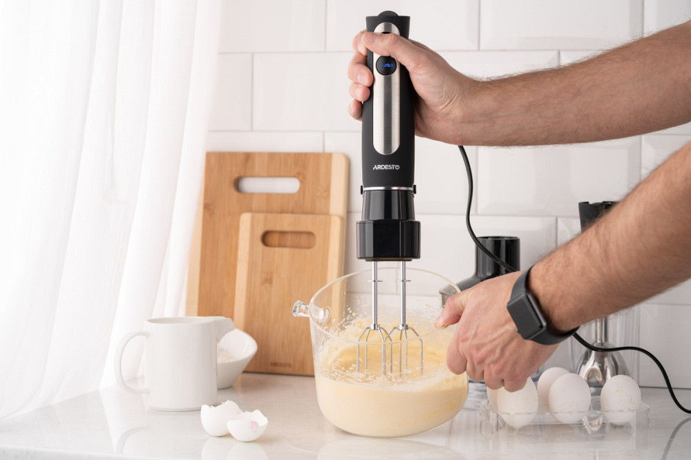 Блендер погружной Ardesto HBG-800BDWHСH 800 Вт черный Київ - зображення 7