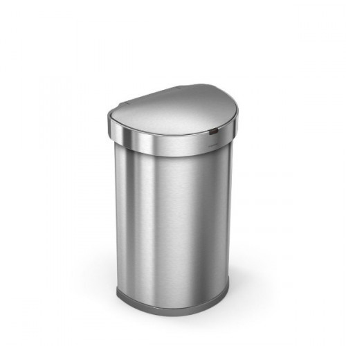 Урна полукруглая сенсорная FPP с карманом для мешков, 45 л Киев - изображение 1