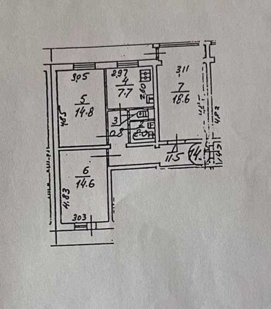 продаж 3-к квартира Київ, Оболонський, 95000 $ Київ - зображення 11