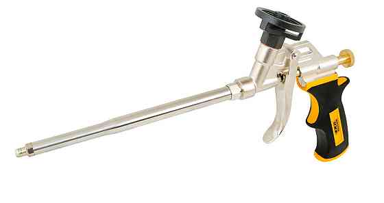 Пистолет для монтажной пены MASTERTOOL 165 мм тефлоновое покрытие баллоноприемника и иглы 81-8675 Харків