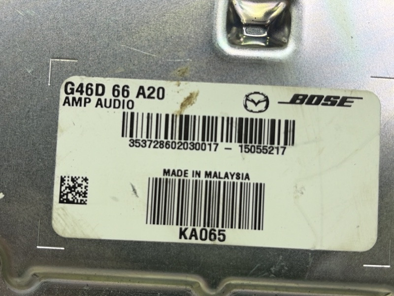 Усилитель Аудиосистемы Mazda 6 2012- G46D66A20 (Арт. 83376) Київ - зображення 4