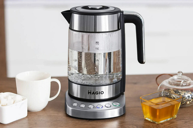 Электрочайник Magio МG-494 1.7 л серебристый Киев - изображение 2
